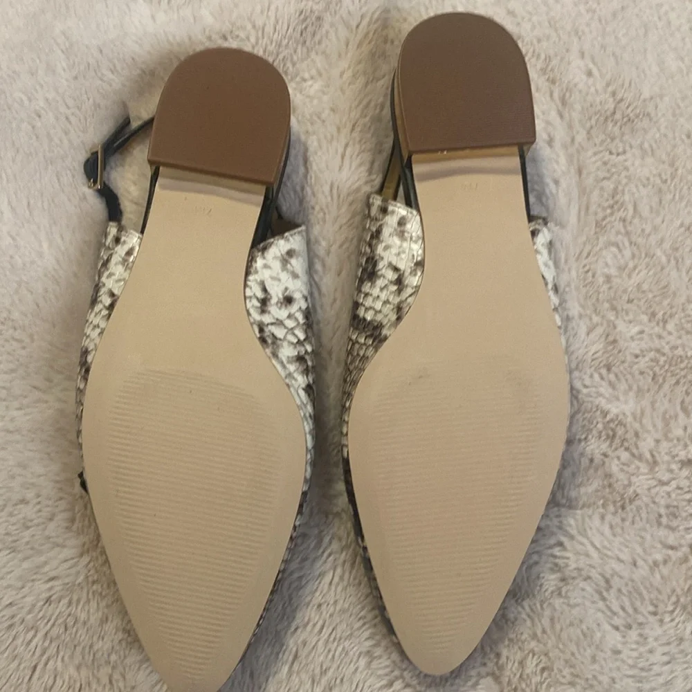 Talbots Black and Snake Print‎ Women's Shoes